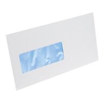 Gallery enveloppen ft 114 x 229 mm, venster links, stripsluiting, doos van 500 stuks