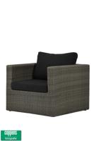 Colorado lounge stoel basalt Grijs Exclusief