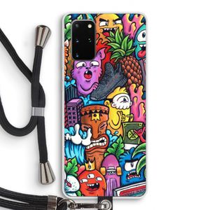 Vexx Mixtape: Samsung Galaxy S20 Plus Transparant Hoesje met koord