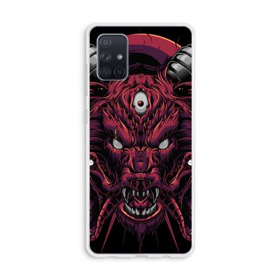 Hell Hound and Serpents: Galaxy A71 Transparant Hoesje