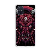 Hell Hound and Serpents: Galaxy A71 Transparant Hoesje