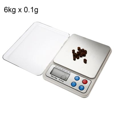 MH-555 6 Kg x 0.1 g hoge nauwkeurigheid digitaal elektronisch Portable keuken schaal evenwicht apparaat met 2 2 inch LCD-scherm