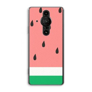 Watermeloen: Sony Xperia Pro-I Transparant Hoesje