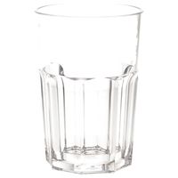 Onbreekbaar retro glas transparant kunststof 45 cl/450 ml   -
