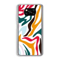 Colored Zebra: Xiaomi Poco X3 NFC Transparant Hoesje