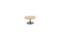 Volta teak salontafel centrale poot antraciet 60 cm dia. H35 cm 4SO - 4so