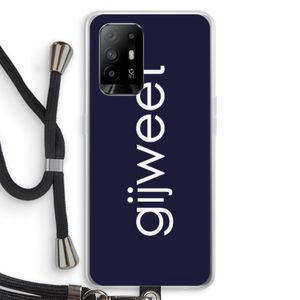 Gijweet: Oppo A95 5G Transparant Hoesje met koord