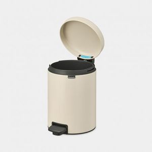 Brabantia NewIcon pedaalemmer 5 liter met kunststof binnenemmer - Soft Beige