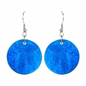 Oorhangers Capiz Schelpen Blauw