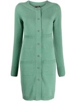 CHANEL Pre-Owned robe courte à boutons à loquet (années 2010) - Vert