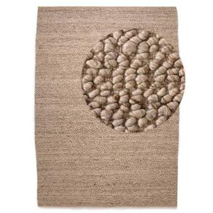 Nordic Weavers Wollen vloerkleed - Agder beige - 140x200 cm