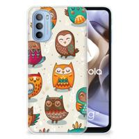 Motorola Moto G31 | G41 | TPU Hoesje | Vrolijke Uilen