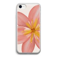 Pink Ellila Flower: iPhone SE 2020 Transparant Hoesje