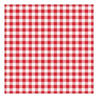 90x Rood/wit geblokte servetten 33 x 33 cm