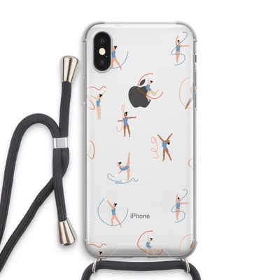 Dancing #3: iPhone XS Transparant Hoesje met koord
