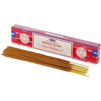 Satya Nag Champa wierrook stokjes Rozen bloemen geur - 15x - Lichaam in balans - Meditatie