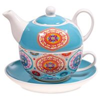 Tea for One Mandala Blauw - thumbnail