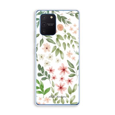 Botanical sweet flower heaven: Samsung Galaxy Note 10 Lite Transparant Hoesje