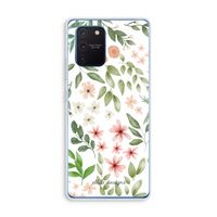Botanical sweet flower heaven: Samsung Galaxy Note 10 Lite Transparant Hoesje
