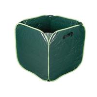 Tuinafvalzak - vierkant - 290 liter - groen - 66 x 66 cm   - - thumbnail