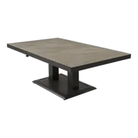 Loungetafel verstelbaar Murcia Negro 140x85cm