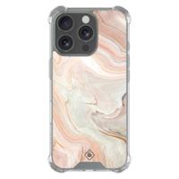 iPhone 16 Pro shockproof hoesje - Marmer waves