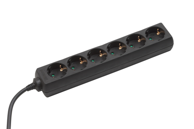 Meister Stekkerdoos 6V 140Cm Zw - WU7430420
