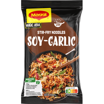 MAGGI Noodles Soy Garlic 185g bij Jumbo