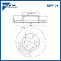 Requal Remschijf RDV104 - thumbnail