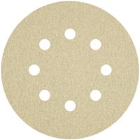 Ivana 56403 ronde schuurschijf [50st] met klittenband 8-gats Ø 125 mm korrel 120
