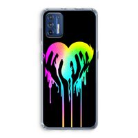 Hold My Heart: Motorola Moto G9 Plus Transparant Hoesje