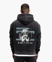 Jorcustom Fleece Angel 2.0 Oversized Hoodie Heren Donkergrijs - Maat XS - Kleur: Donkergrijs | Soccerfanshop