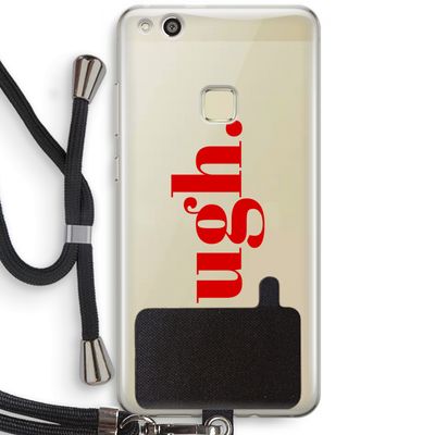 Ugh: Huawei Ascend P10 Lite Transparant Hoesje met koord