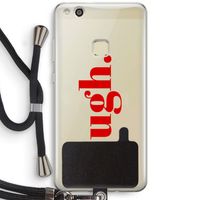 Ugh: Huawei Ascend P10 Lite Transparant Hoesje met koord Ugh: Huawei Ascend P10 Lite Transparant Hoesje met koord
