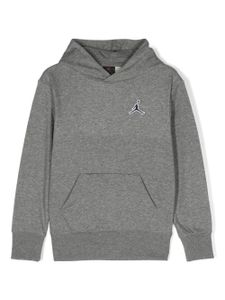 Jordan Kids hoodie chiné à logo brodé - Gris