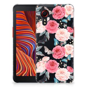 Samsung Galaxy Xcover 5 TPU Case Butterfly Roses