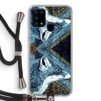 Golden Fox: Samsung Galaxy M31 Transparant Hoesje met koord