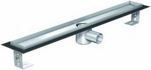 Aco Showerdrain E Douchegoot 90x10,5 Ss=50mm. Met Vloerflens Rvs