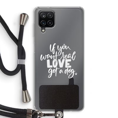 Partner in crime: Samsung Galaxy A12 Transparant Hoesje met koord