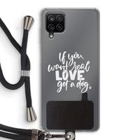Partner in crime: Samsung Galaxy A12 Transparant Hoesje met koord
