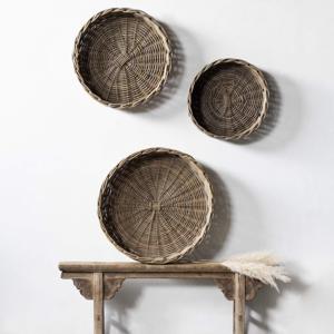 Rotan mand rond - Klein