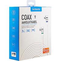 Enzo Technetics Coax aansluitkabel 10m compleet haakse plug - 2075040 Enzo Technetics Coax aansluitkabel 10m compleet haakse plug - 2075040