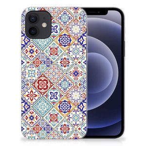 iPhone 12 | 12 Pro (6.1") TPU Siliconen Hoesje Tiles Color