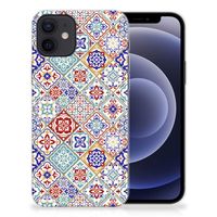 iPhone 12 | 12 Pro (6.1") TPU Siliconen Hoesje Tiles Color - thumbnail