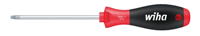 Wiha Schroevendraaier | maat T 15 BO | klinglengte 80 mm | SoftFinish® meercomponentengreep | ronde kling | 1 stuk - 01301 01301