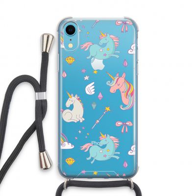 Fantasiewereld: iPhone XR Transparant Hoesje met koord
