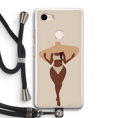 Let's get salty: Pixel 3 Transparant Hoesje met koord