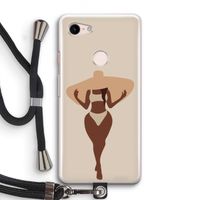 Let's get salty: Pixel 3 Transparant Hoesje met koord