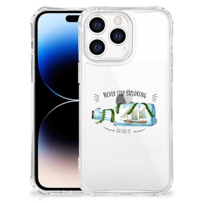 Apple iPhone 14 Pro Max Stevig | Bumper Hoesje | Boho Bottle