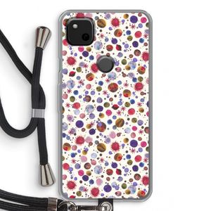 Planets Space: Pixel 4a Transparant Hoesje met koord